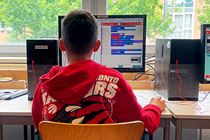 Ein erster Prototyp wird getestet (Foto: Vivian Kretzschmar)