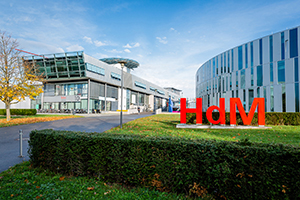 Veranstaltungsort ist die Hochschule der Medien in Stuttgart
