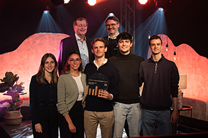 Das Team von "StressLess" hat den "Student's Choice MediaNight Award" gewonnen