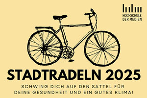 Das Team "Hochschule der Medien (HdM-Radler)" freut sich über Mitfahrerinnen und Mitfahrer