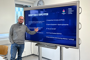 Prof. Christof Seeger, Study Dean of the Sport Communication and Publishing programme at HdM