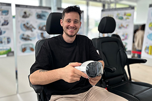 Zack Walker promoviert über „XR basiertes Framework zur Minimierung von Motion Sickness in Fahrsimulatoren“ (Foto: privat)