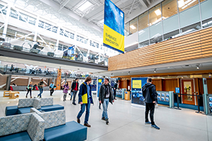 Unterwegs auf dem Campus des BCIT, der kanadischen Partnerhochschule der HdM (Foto: Carlos M. Bonmatí)