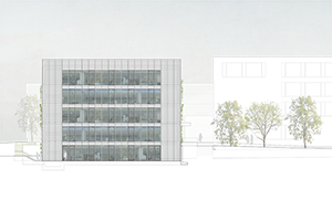 Das neue Gebäude ist als Lehr- und Unterrichtsgebäude mit einem offenen und flexiblen Nutzungskonzept geplant (Bild: HdM Stuttgart / Simon Freie Architekten)