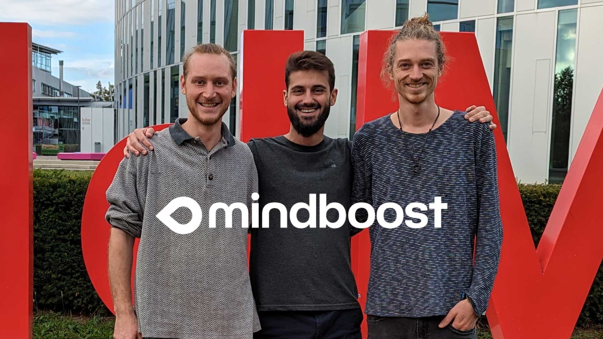 Teambild des Teams mindboost mit Link zur Teamseite