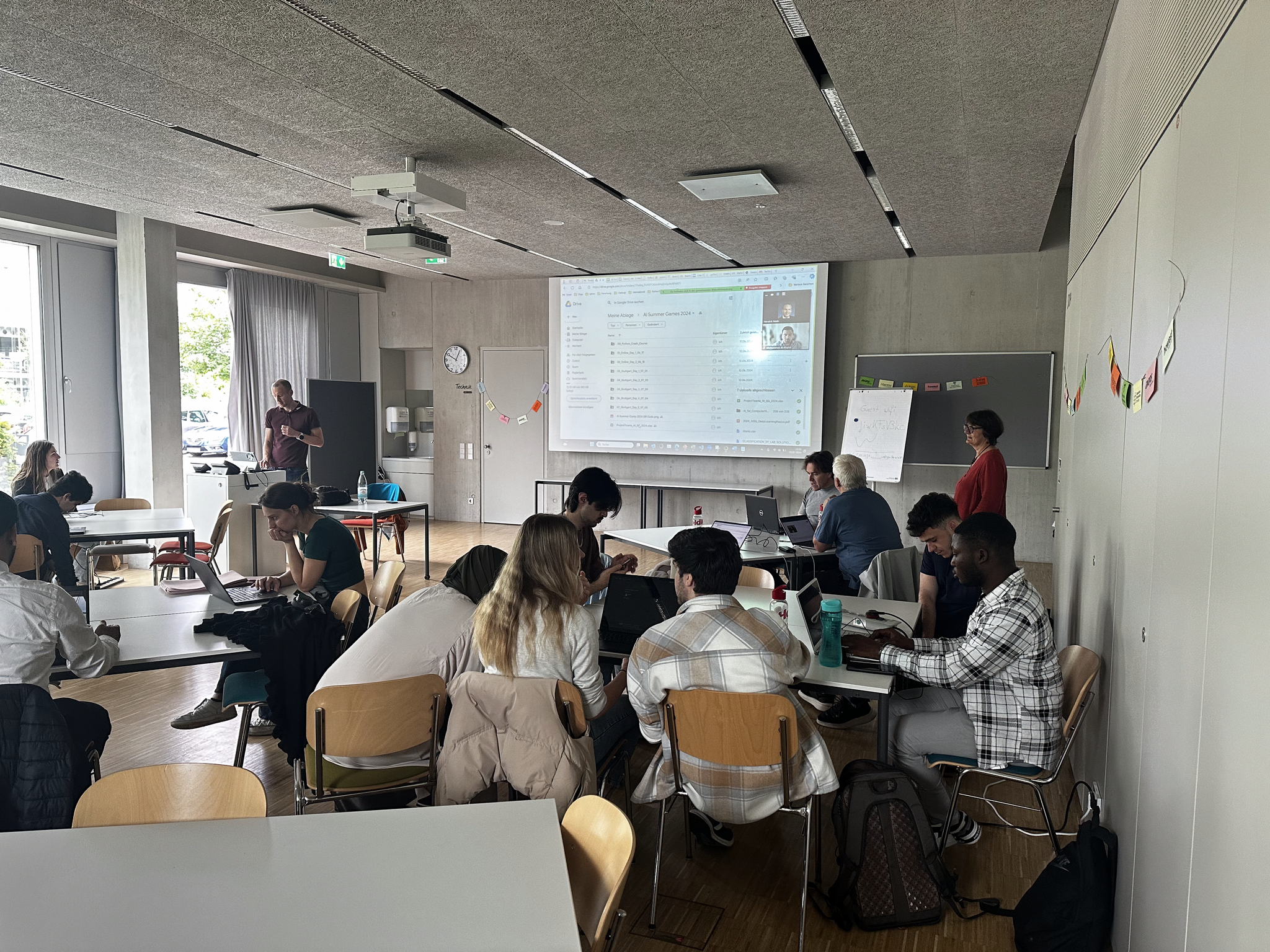 Vorlesungssession der AI Summer Games 2024